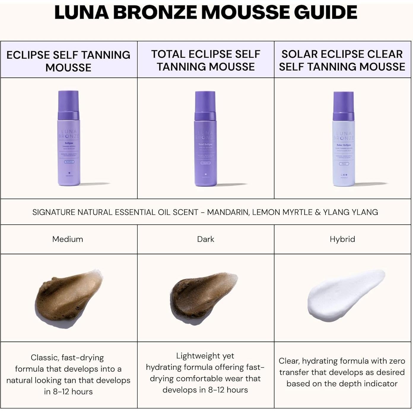 Mousse Autobronceador Luna Bronze Eclipse 200ml - Bronceado Natural