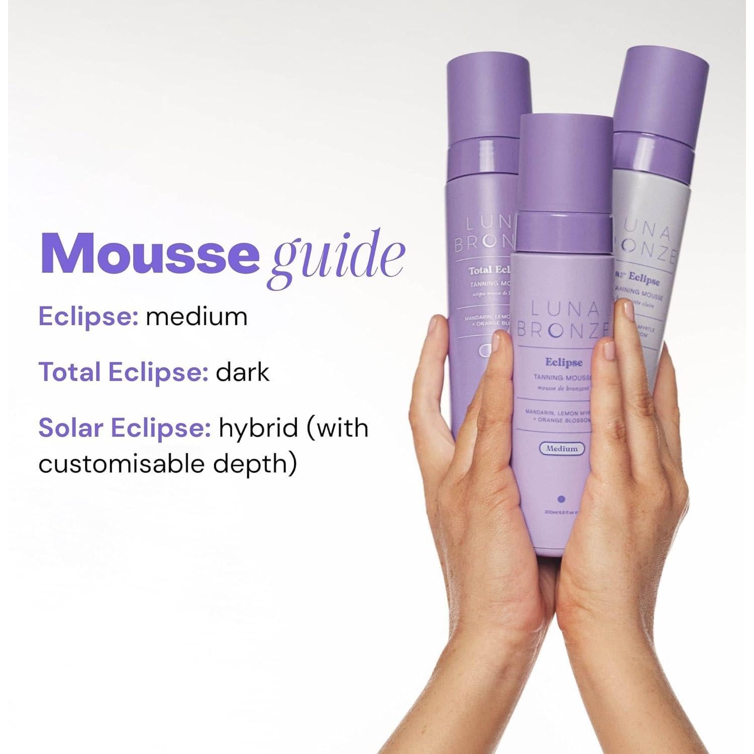 Mousse Autobronceador Luna Bronze Eclipse 200ml - Bronceado Natural