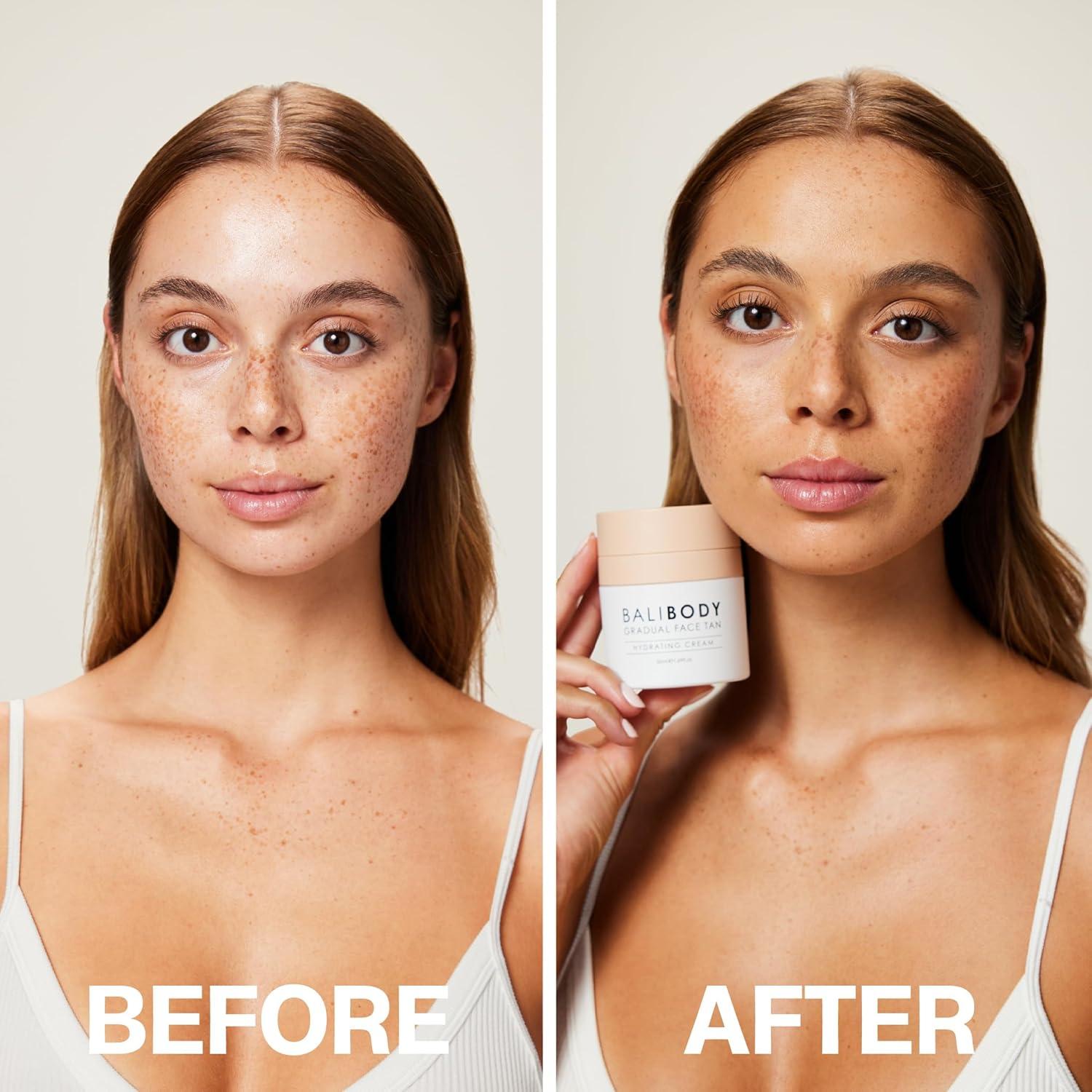 Crema Hidratante Facial Gradual Bronceado Bali Body 50ml