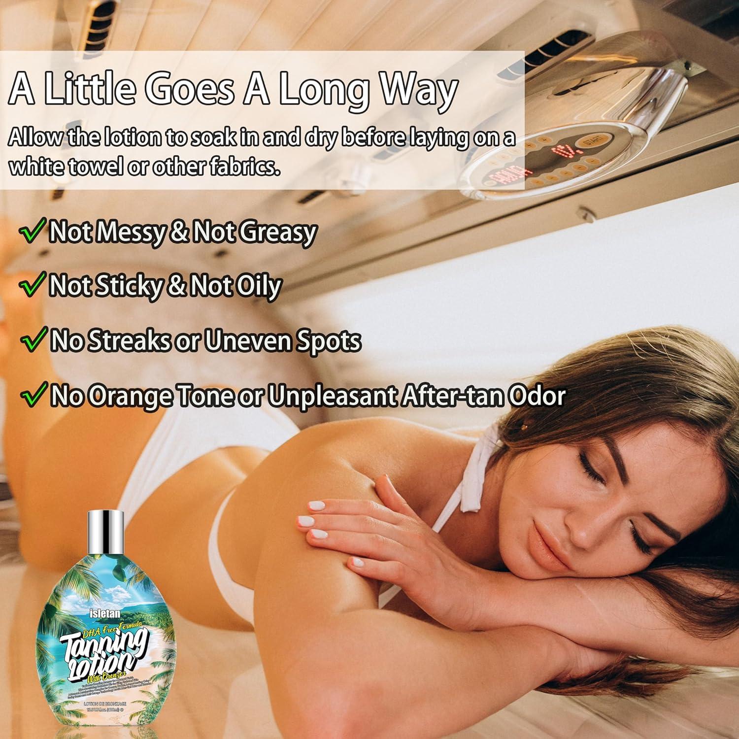 Loción bronceadora oscura Isletan 400ml para interiores y exteriores