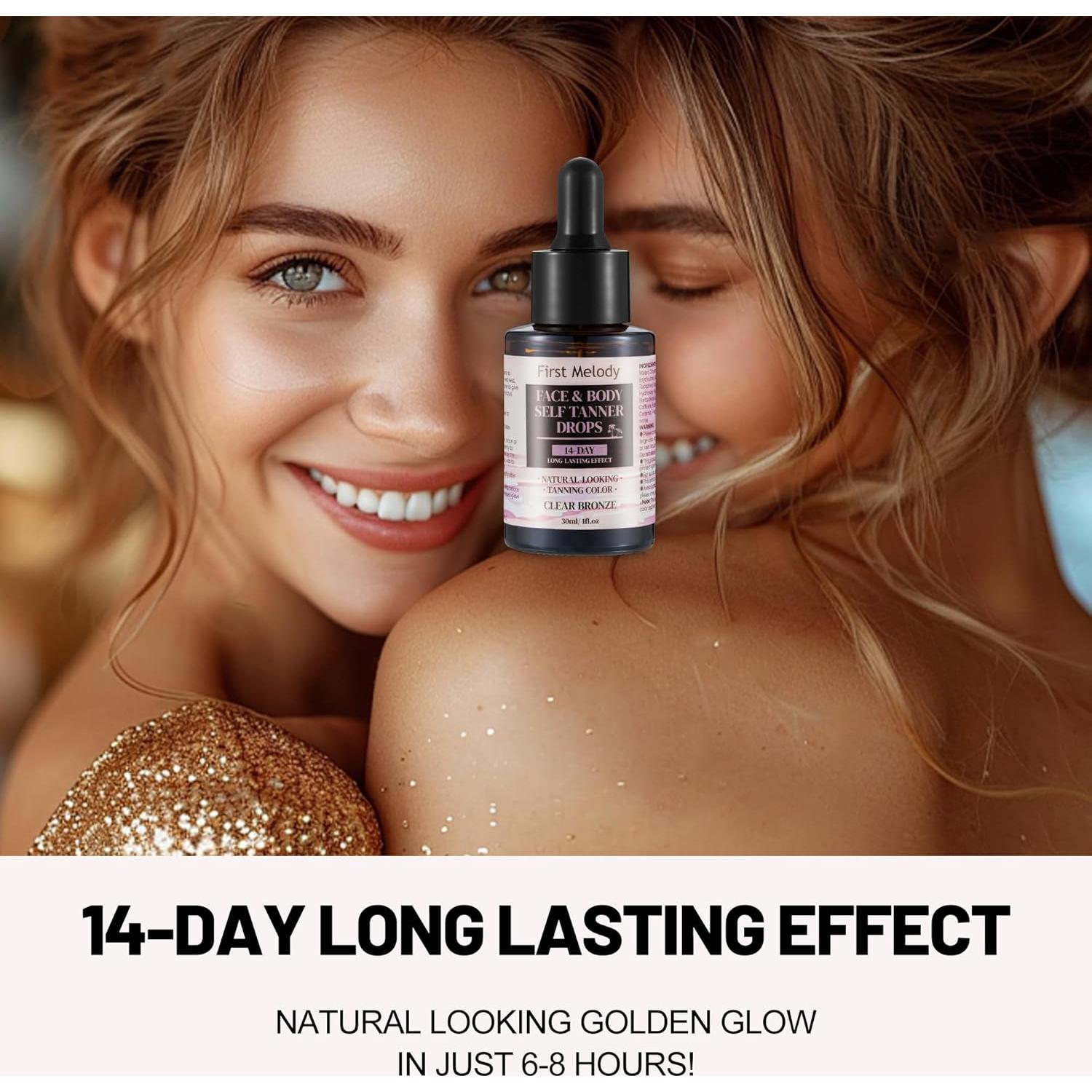 Gotas Bronceadoras Faciales First Melody - Efecto 14 Días
