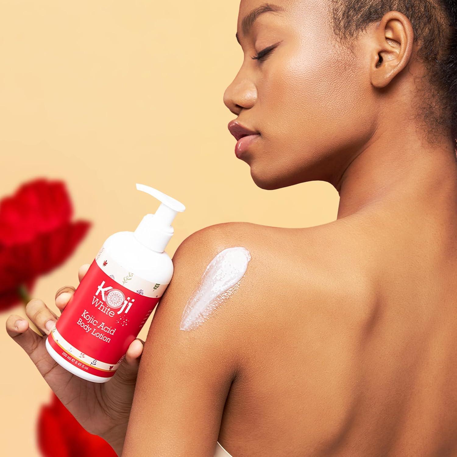 Loción Corporal Koji White 250 ml - Hidratante Vegana con Ácido Kójico