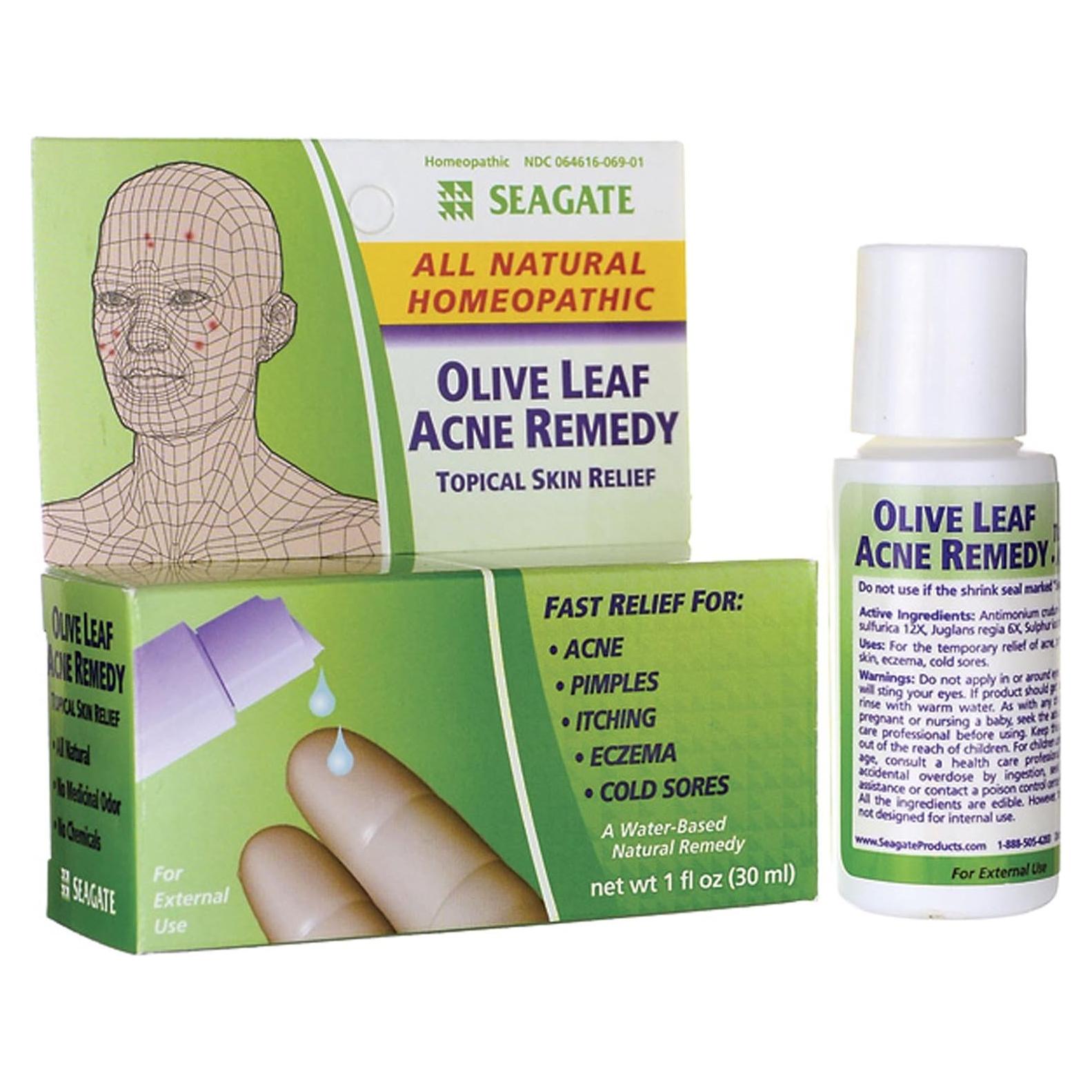 Remedio Natural para Acné Hoja de Olivo Seagate 28.35g