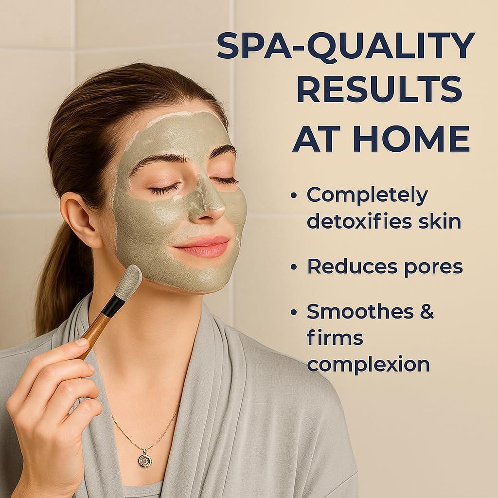 Mascarilla Facial de Arcilla Zeolita Orgánica Ottoman Labs - 20 Usos