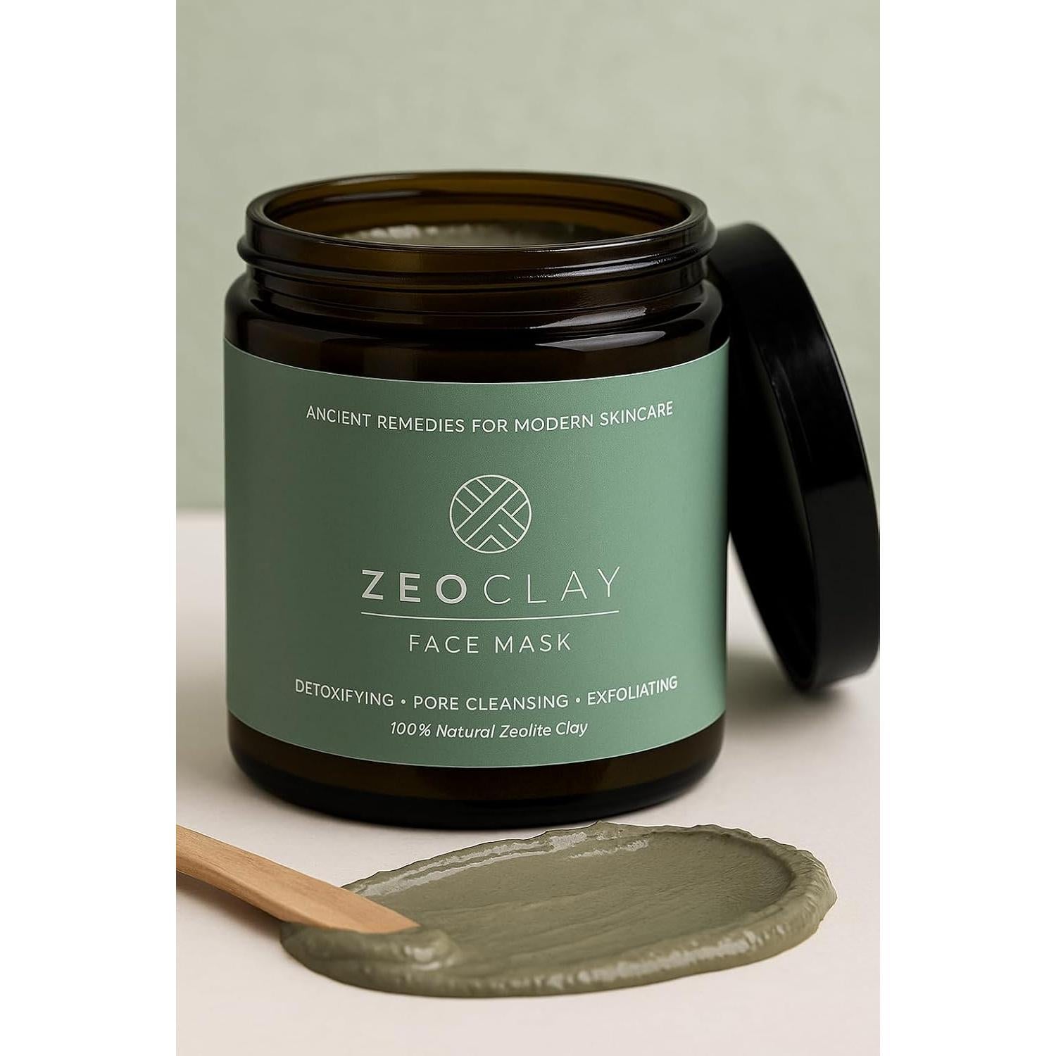 Mascarilla Facial de Arcilla Zeolita Orgánica Ottoman Labs - 20 Usos