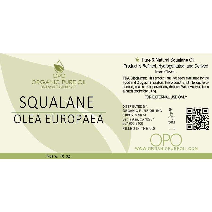 Aceite de Esqualano OPO 473 ml Vegano Hidratante Piel