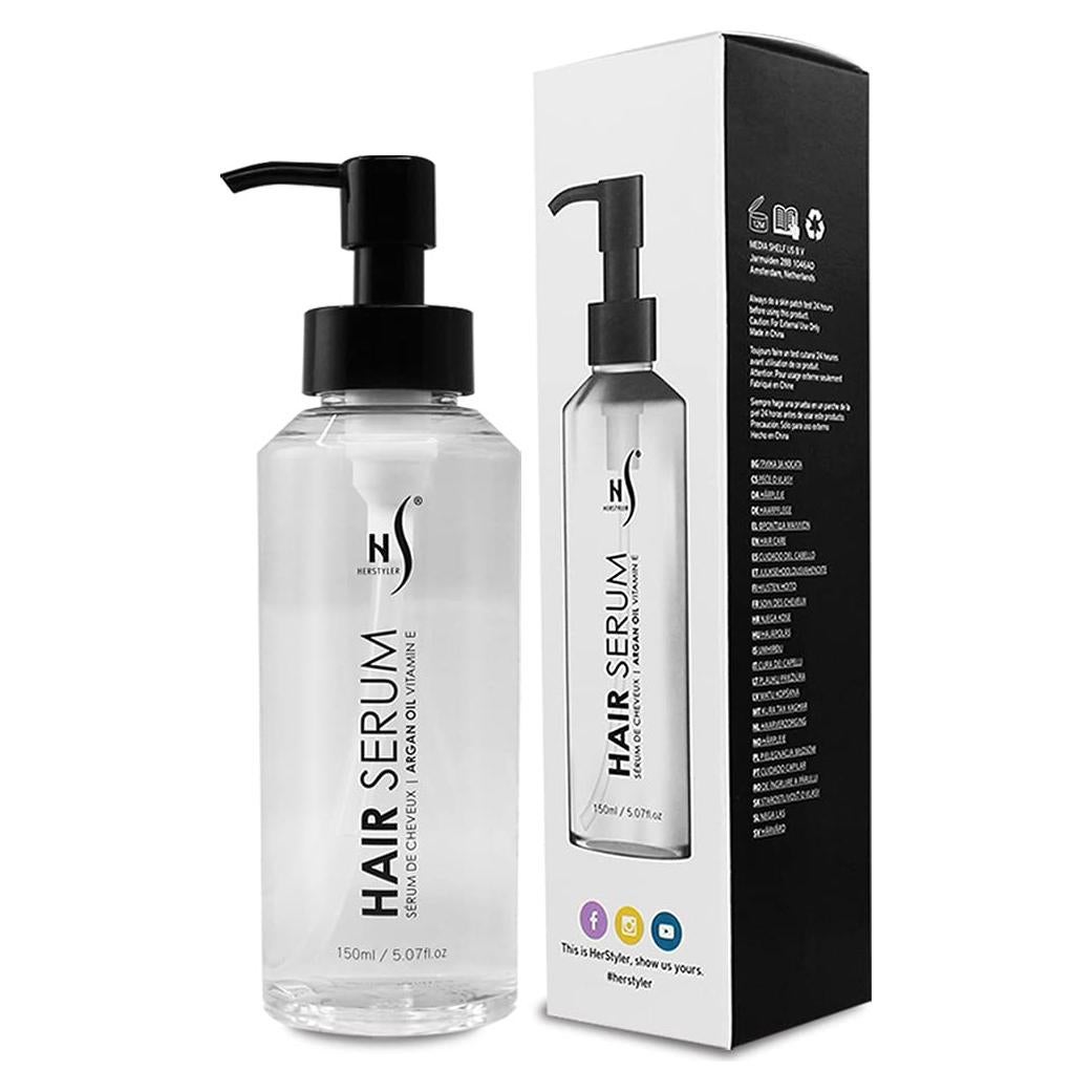 Suero de Aceite de Argán HerStyler 150 ml - Antifrizz y Brillo