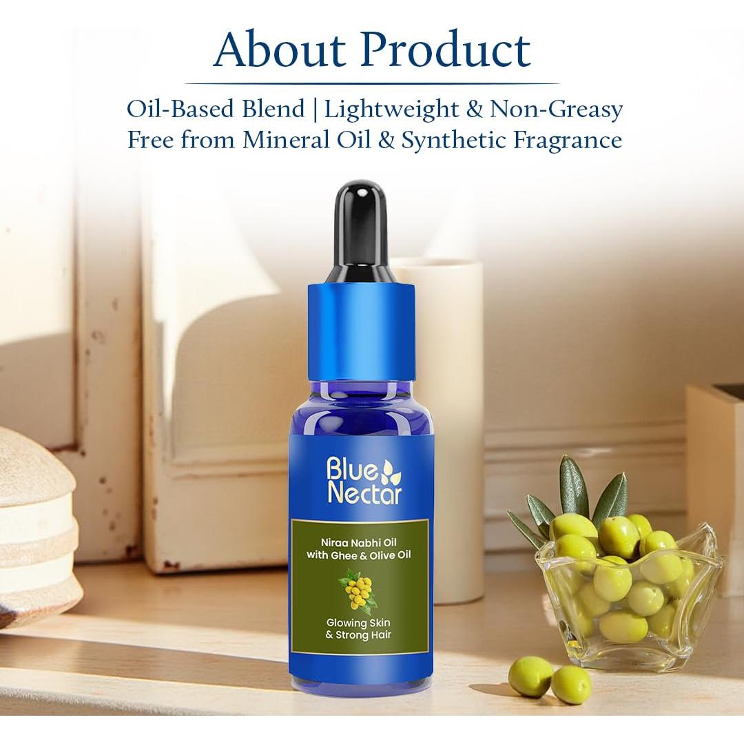 Aceite de Ombligo Ayurvédico Blue Nectar 29.57 ml con Ghee