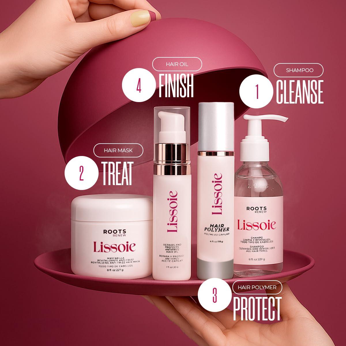 Sérum de Aceite para Cabello Lissoie - Hidratación 48h, Anti-Frizz