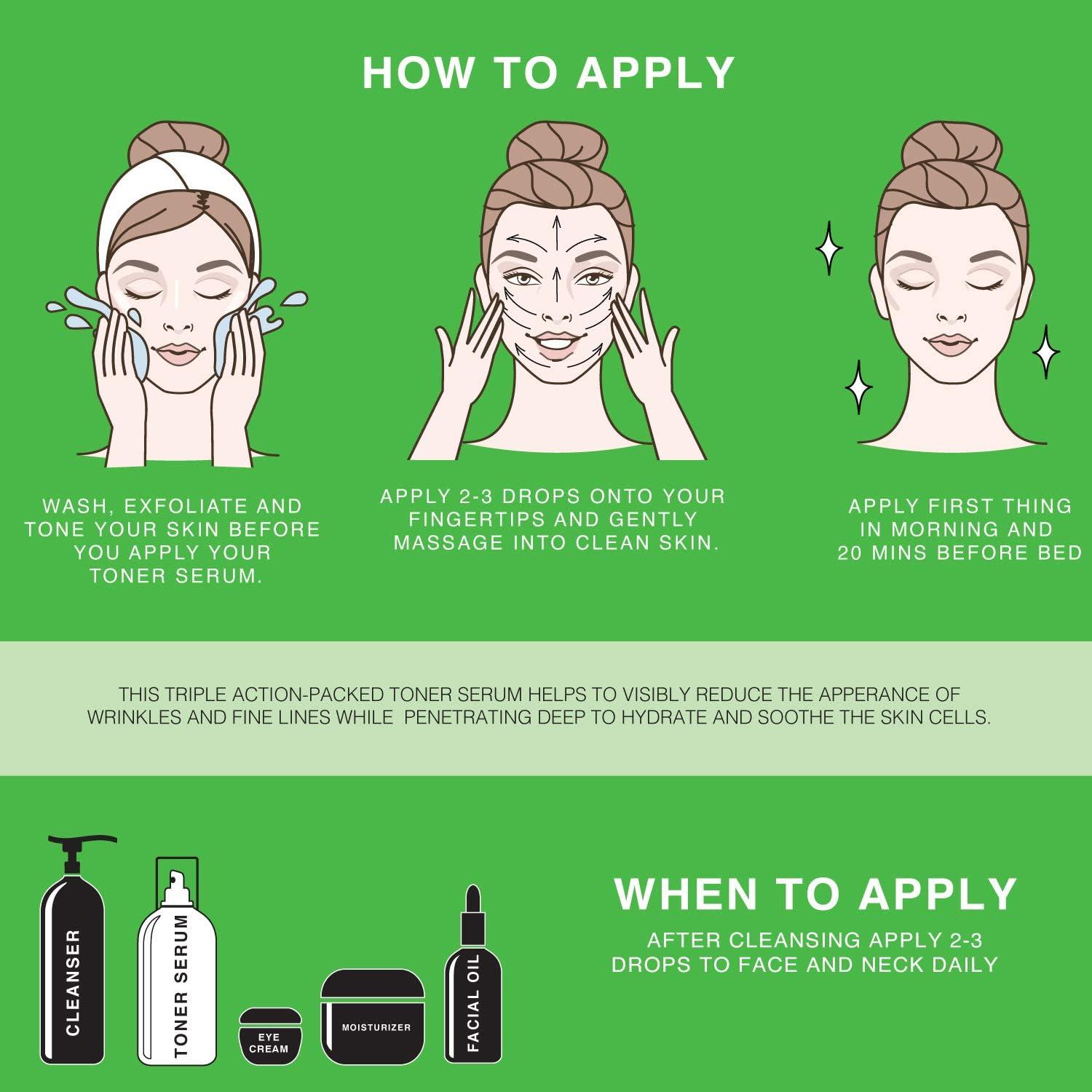 Tónico Hidratante Facial Beaute DE Provence 118 ml - Ácido Hialurónico y Té Verde