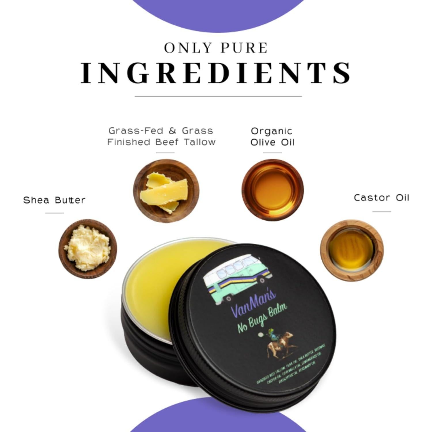 Bálsamo Repelente de Insectos Vanman's 62.37 g - Natural