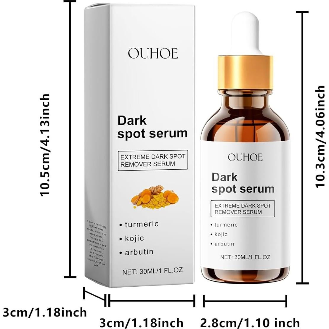 Suero Iluminador de Ácido Kójico y Cúrcuma 29.57 ml