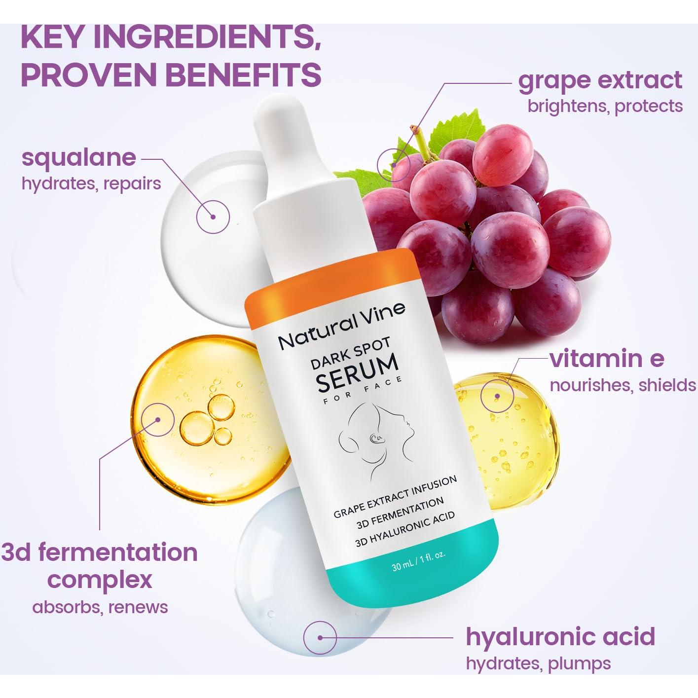 Suero Natural Vine para Manchas Oscuras 30 mL - Hidratante