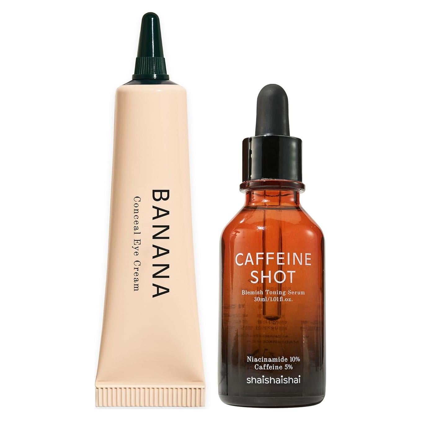 Suero Tonificante para Manchas de Café y Crema Conceal Banana - 10% Niacinamida