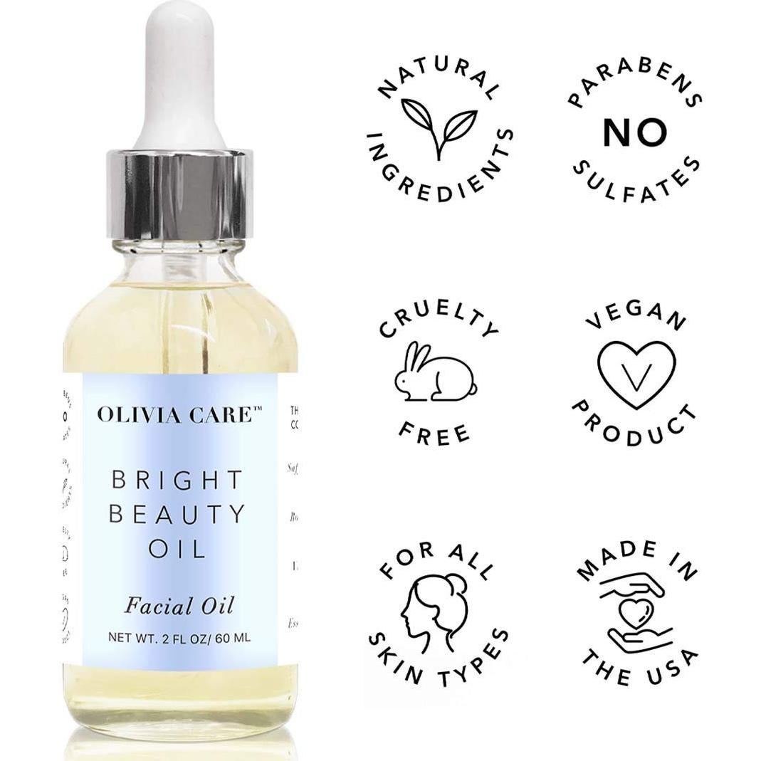 Aceite Facial Olivia Care - Jojoba y Vitamina E 117g - Natural