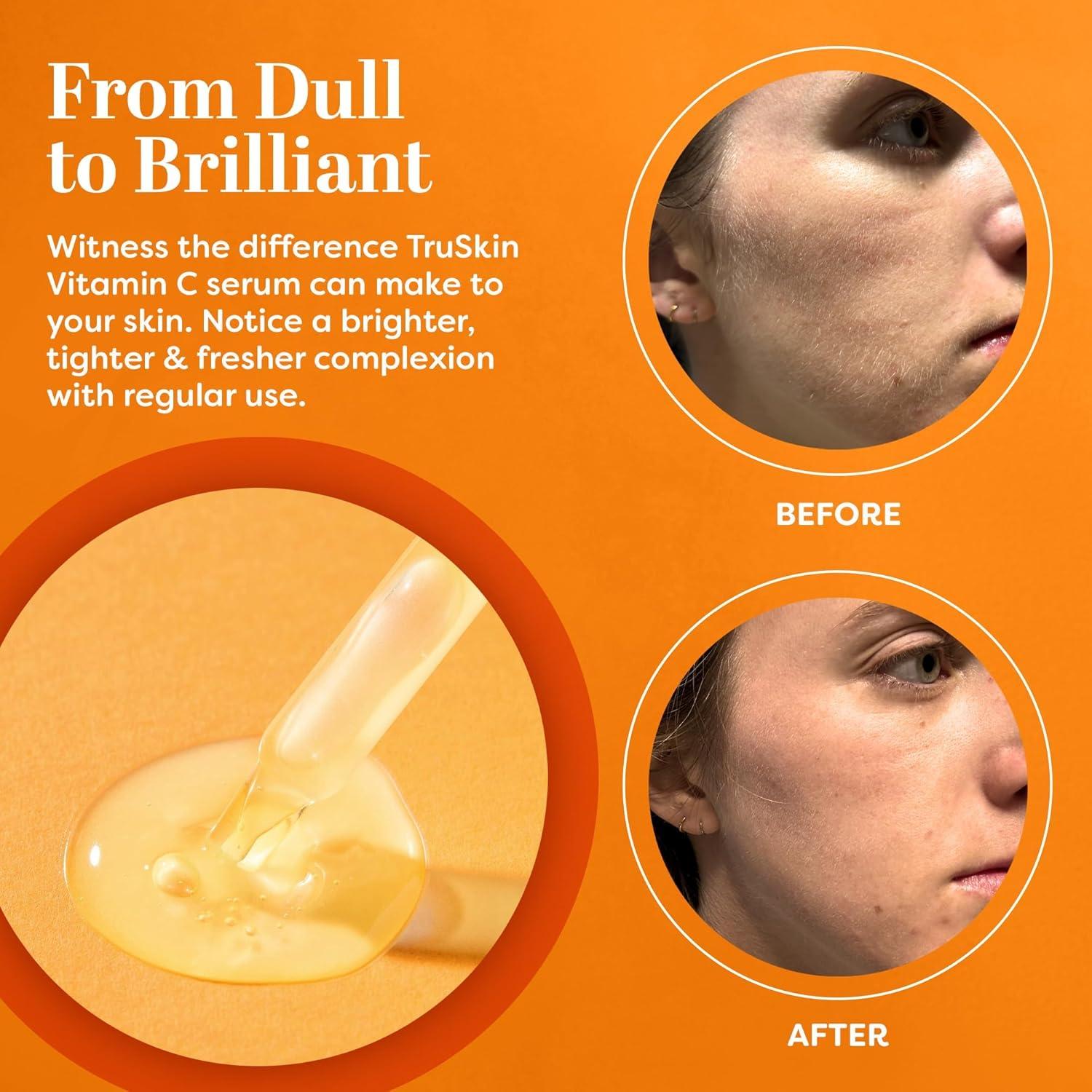 Dúo Suero Facial Vitamina C 30ml + Exfoliante AHA BHA 125ml TruSkin