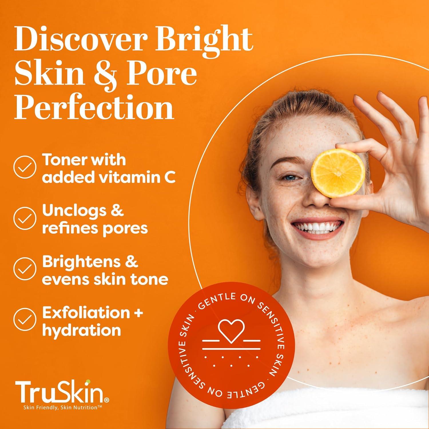 Dúo Suero Facial Vitamina C 30ml + Exfoliante AHA BHA 125ml TruSkin