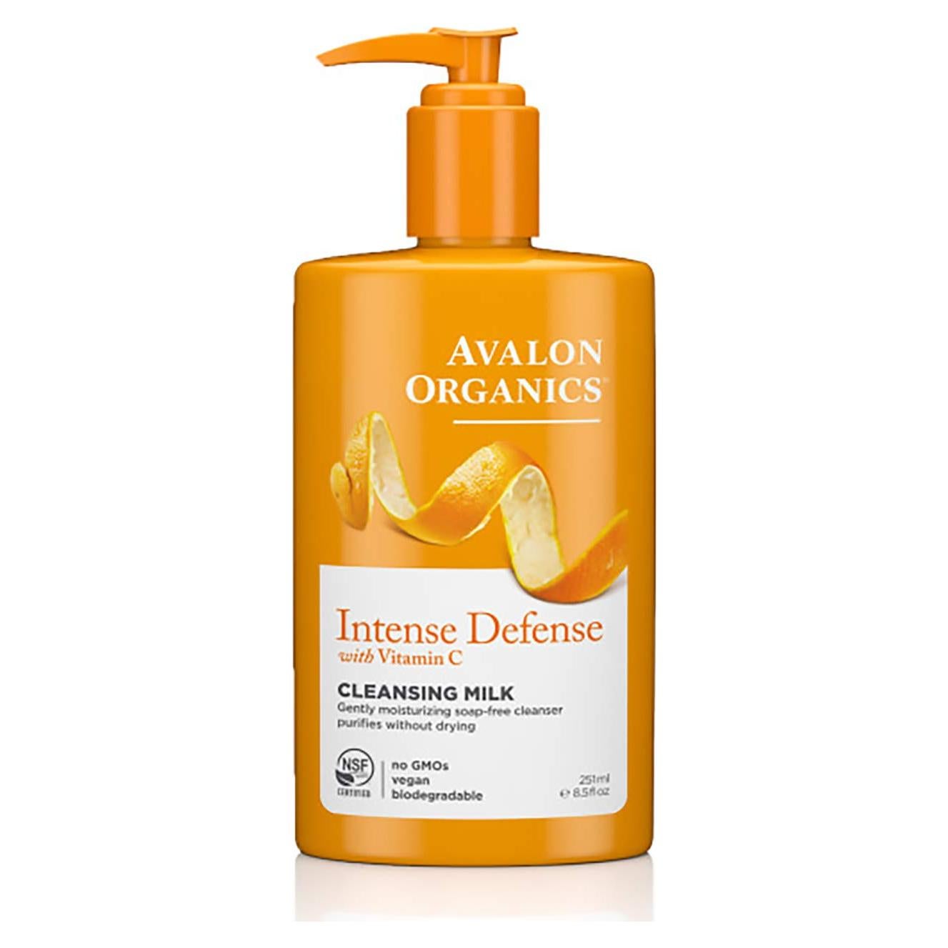 Leche Limpiadora Avalon Organics 240 ml con Vitamina C