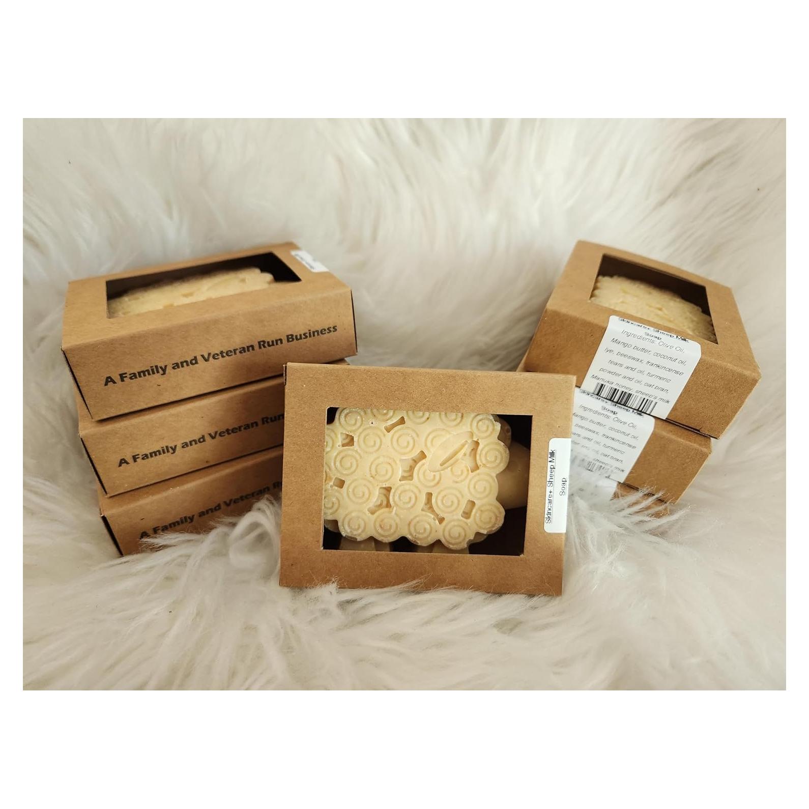 Jabón Orgánico Hecho a Mano Scalise con Leche de Oveja 76g