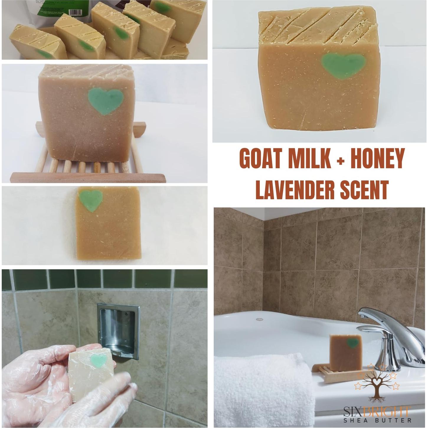 Jabón Artesanal Sixbright 113g Manteca de Karité y Cacao