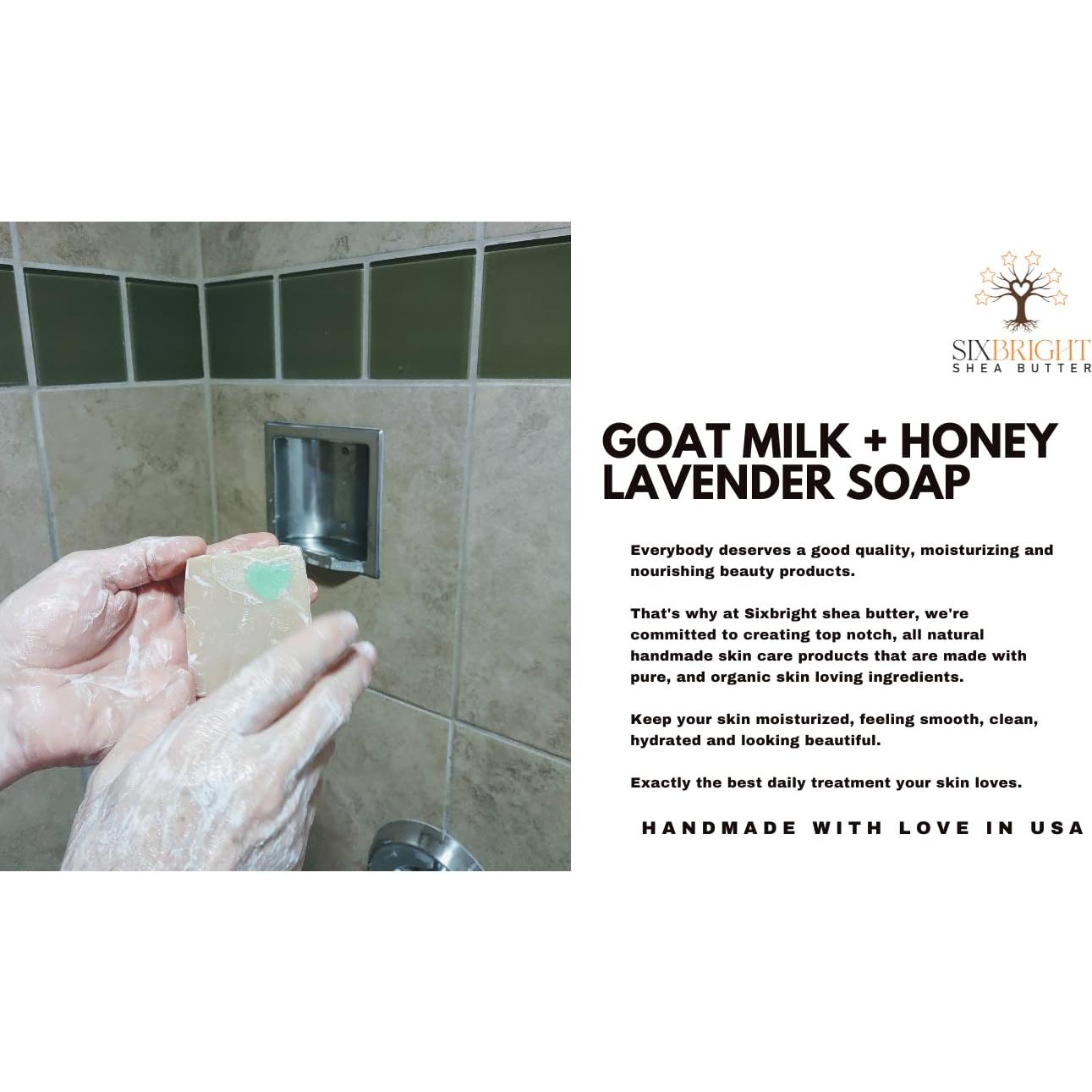 Jabón Artesanal Sixbright 113g Manteca de Karité y Cacao