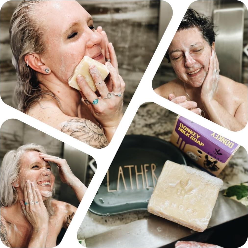 Barra de Jabón Natural SNOAP con Leche de Burra 142 g