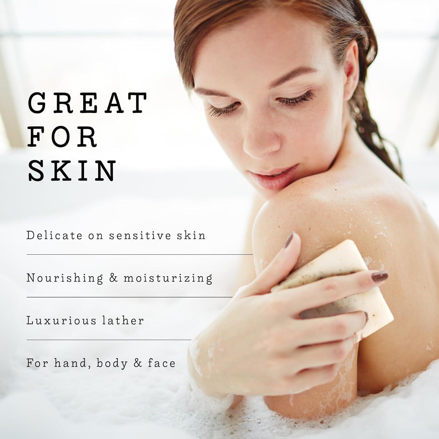 Jabones de Leche de Cabra Orgánica Lovery - Paquete de 3 - Rosa de Hortensia