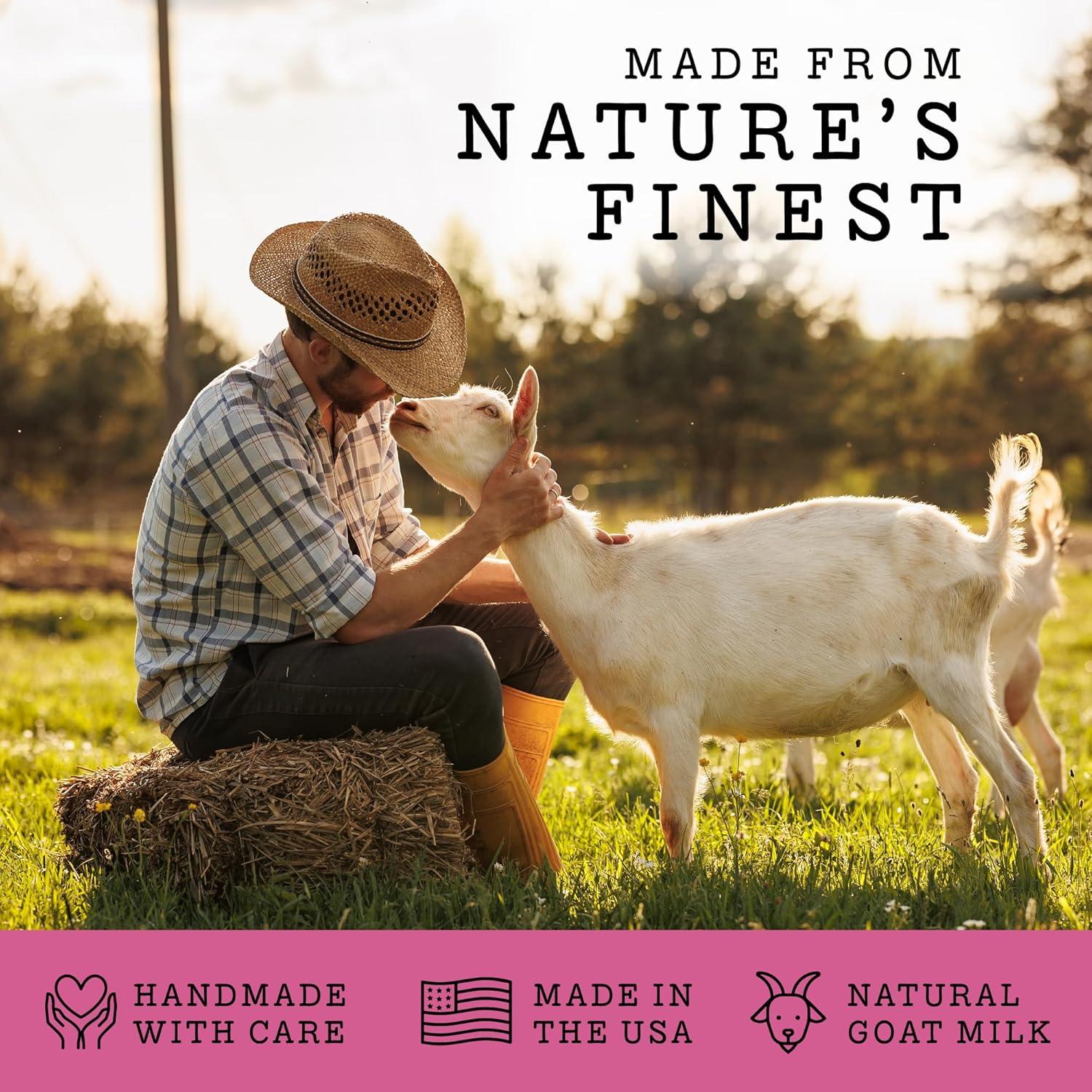 Jabones de Leche de Cabra Orgánica Lovery - Paquete de 3 - Rosa de Hortensia