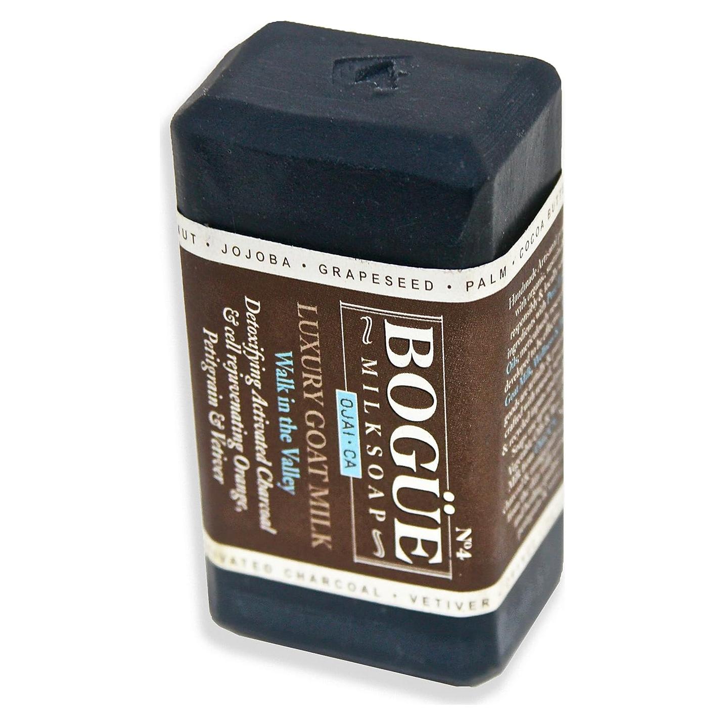 Jabón de Leche de Cabra BOGUE No.4 con Carbón y Naranja 142g