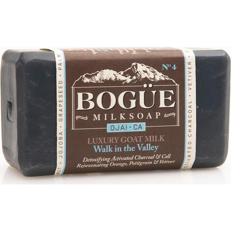 Jabón de Leche de Cabra BOGUE No.4 con Carbón y Naranja 142g