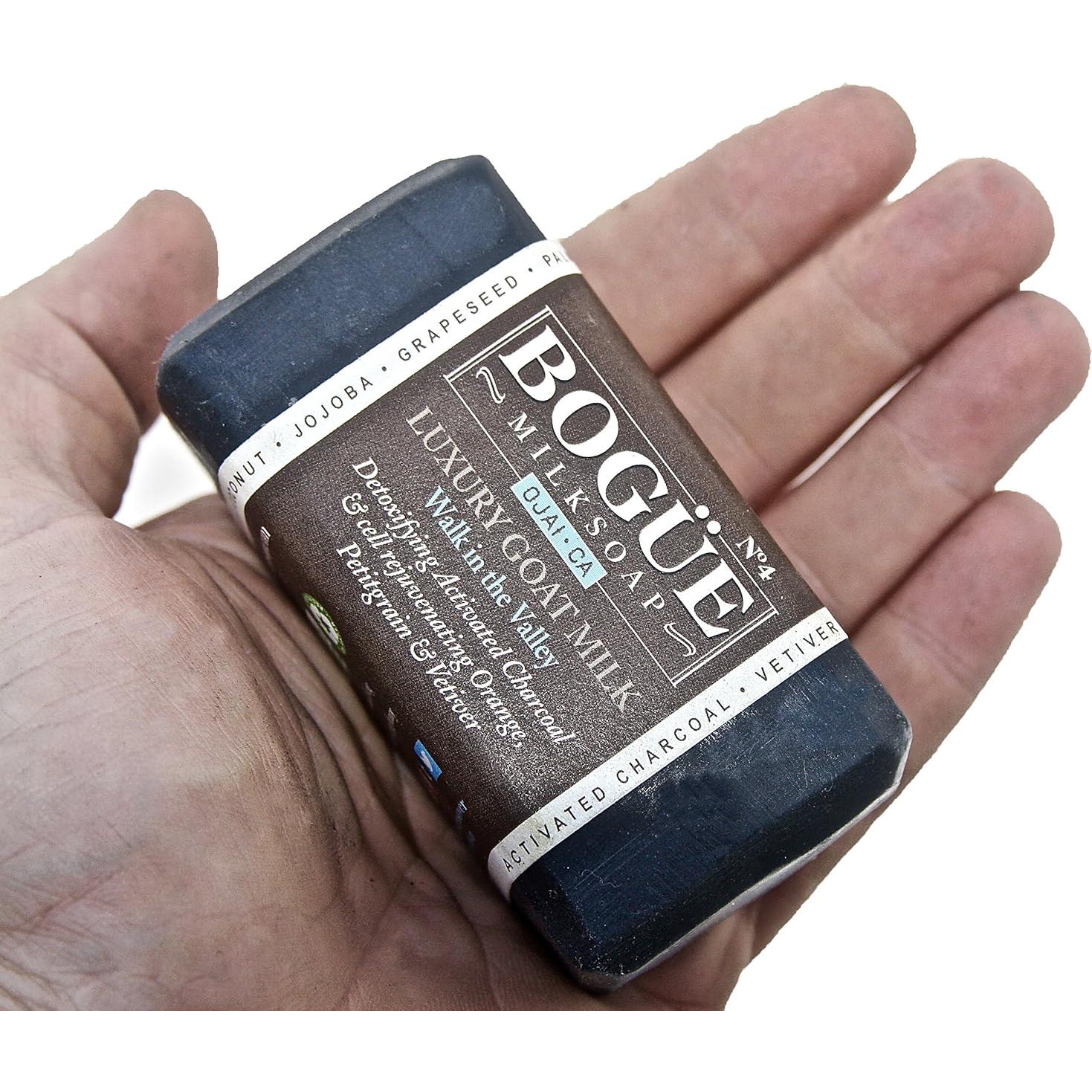 Jabón de Leche de Cabra BOGUE No.4 con Carbón y Naranja 142g