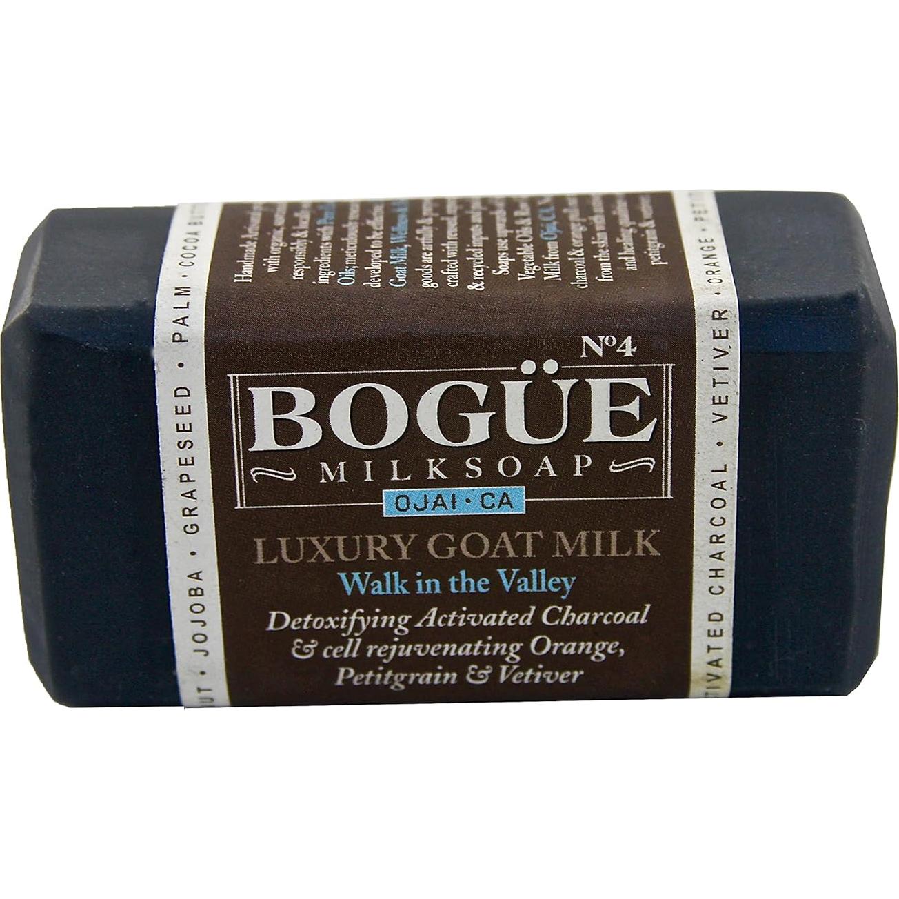 Jabón de Leche de Cabra BOGUE No.4 con Carbón y Naranja 142g