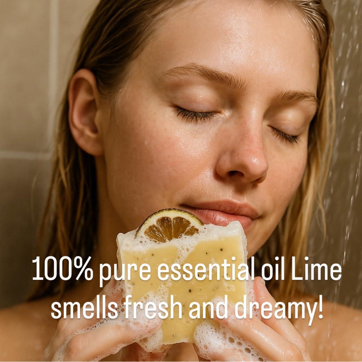 Jabón Natural de Leche de Cabra LiLi Lime - 2 Barras 198 g