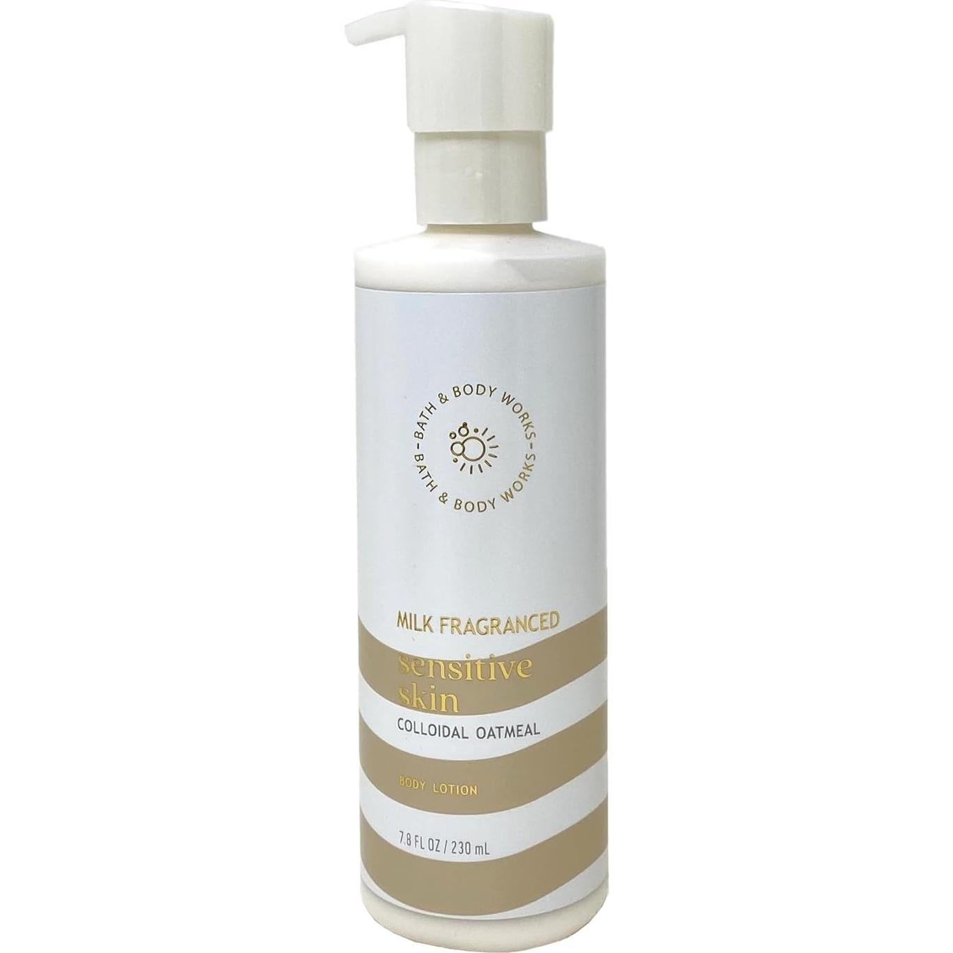 Conjunto de 3 Piezas Bath & Body Works Leche Piel Sensible