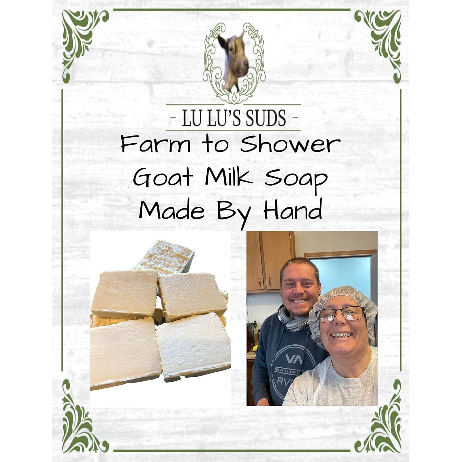 Jabón de Leche de Cabra Hecho a Mano Lu Lu's Suds 141g