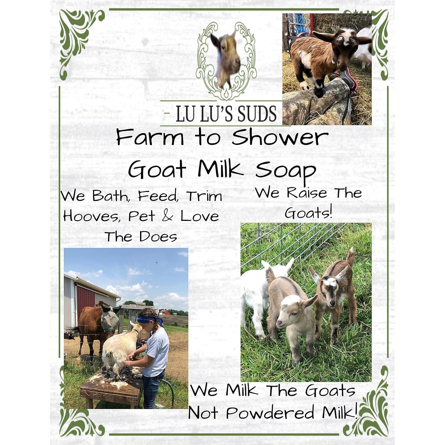 Jabón de Leche de Cabra Hecho a Mano Lu Lu's Suds 141g