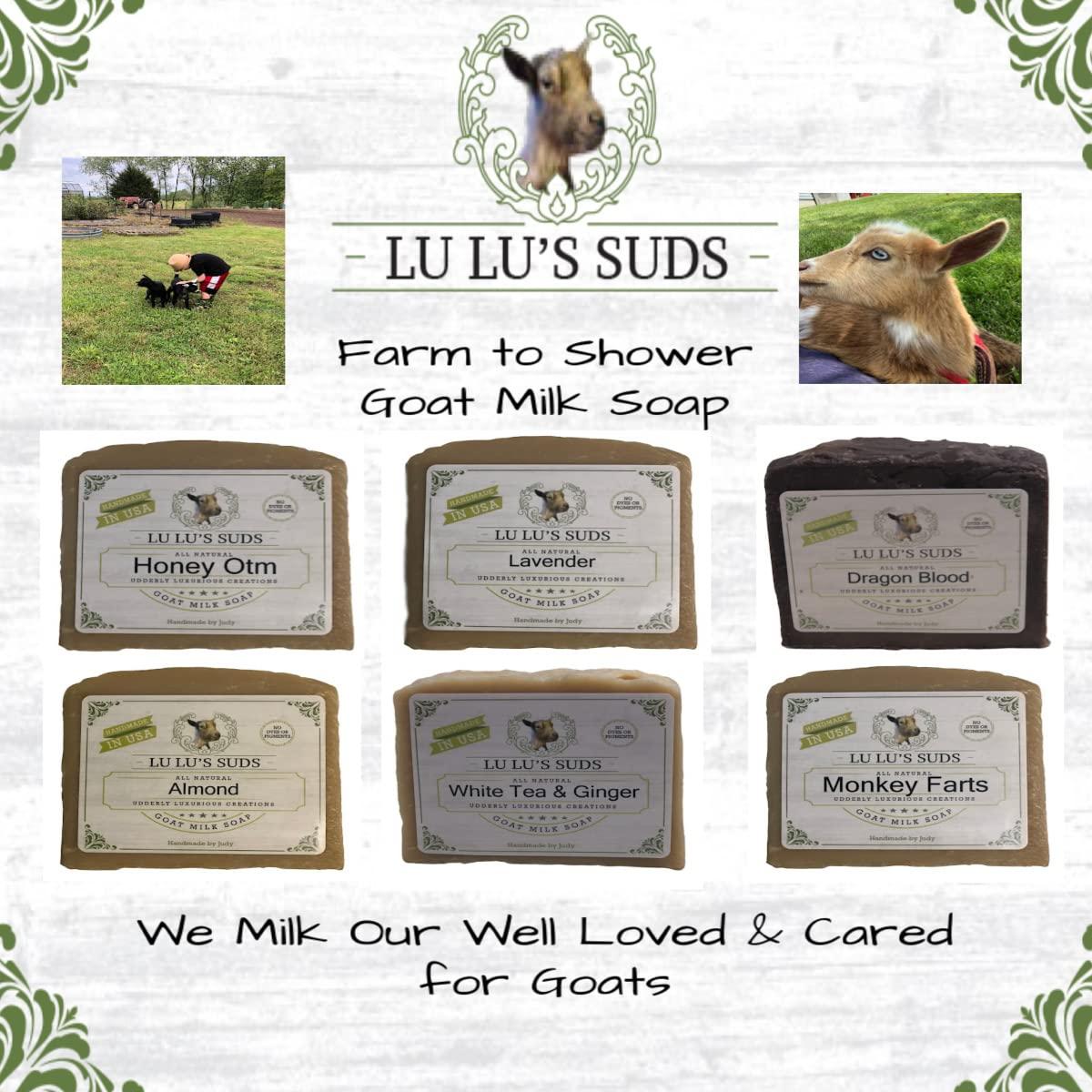 Jabón de Leche de Cabra Hecho a Mano Lu Lu's Suds 141g