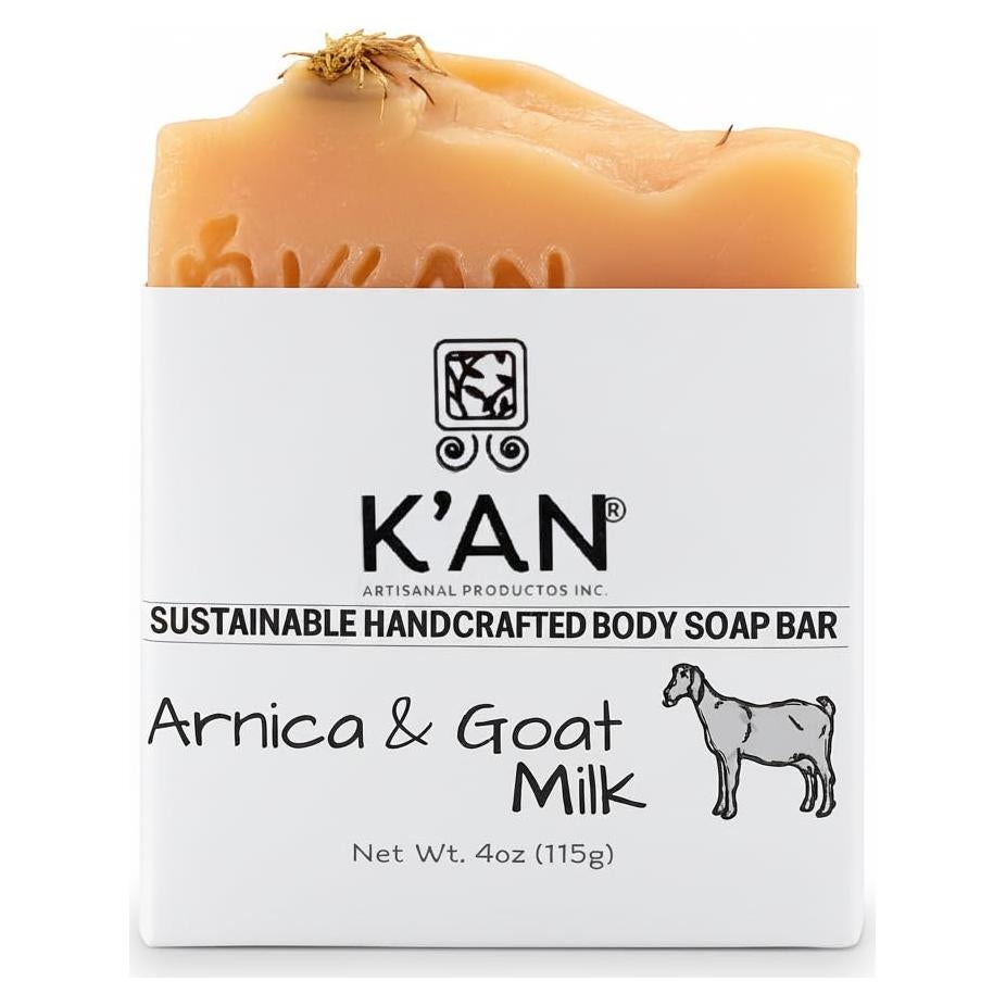 Jabón Artesanal K'an de Árnica y Leche de Cabra 113g