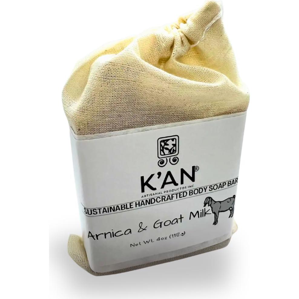 Jabón Artesanal K'an de Árnica y Leche de Cabra 113g