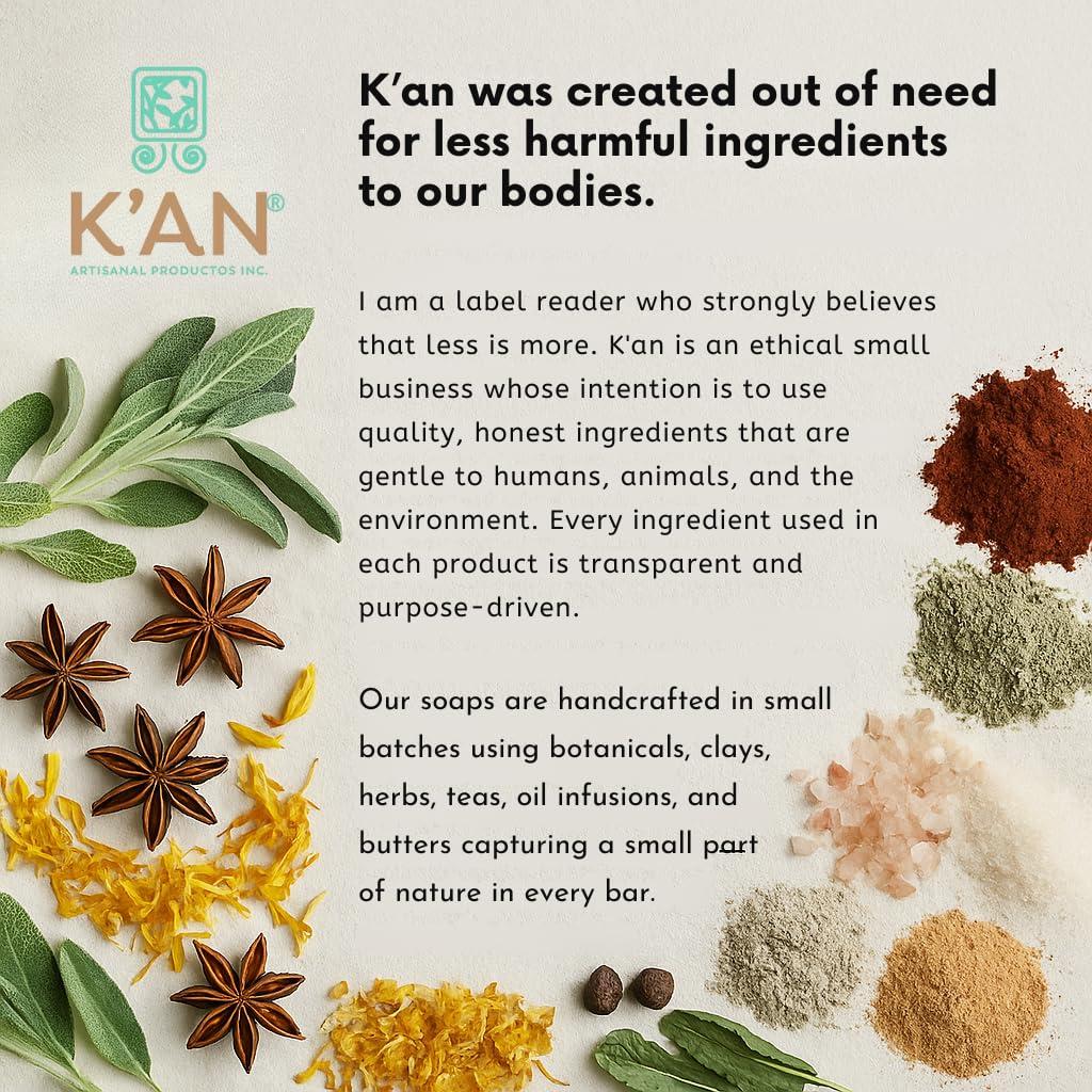 Jabón Artesanal K'an de Árnica y Leche de Cabra 113g