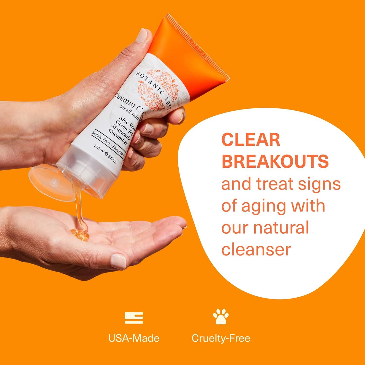 Limpiador Facial Botanic Tree Vitamina C 170g - Todo Tipo de Piel