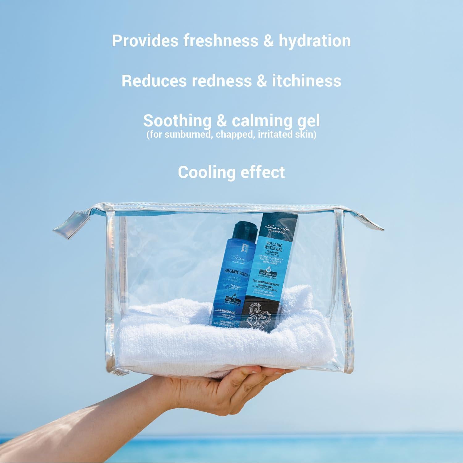 Gel de Agua Volcánico Santo Volcano 100ml - Hidratante y Calmante