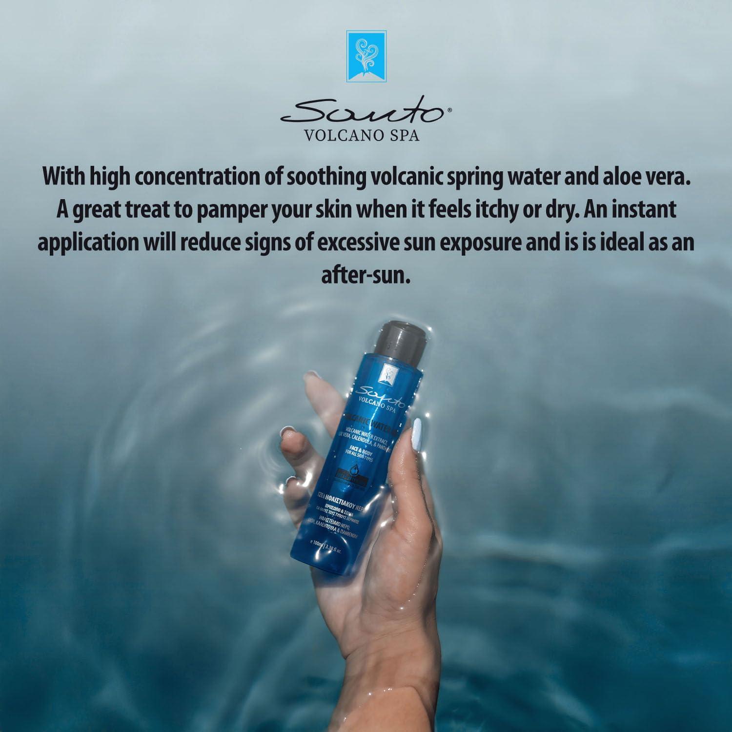 Gel de Agua Volcánico Santo Volcano 100ml - Hidratante y Calmante