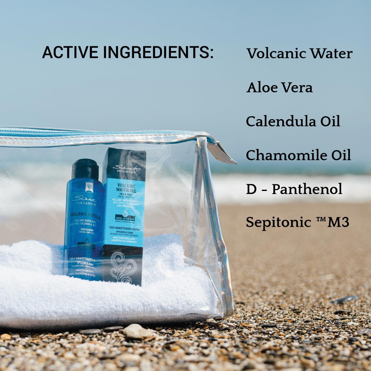 Gel de Agua Volcánico Santo Volcano 100ml - Hidratante y Calmante