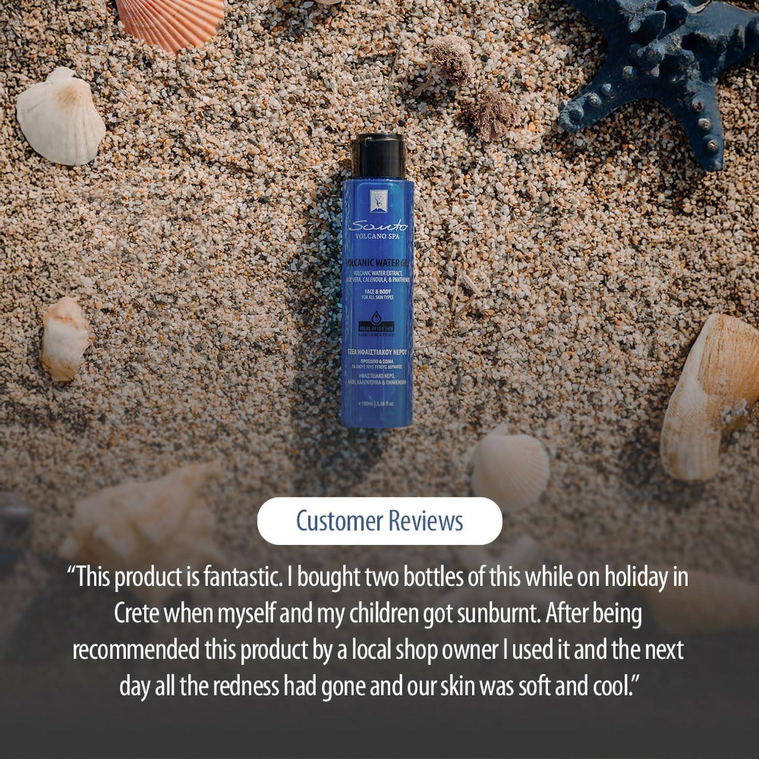 Gel de Agua Volcánico Santo Volcano 100ml - Hidratante y Calmante