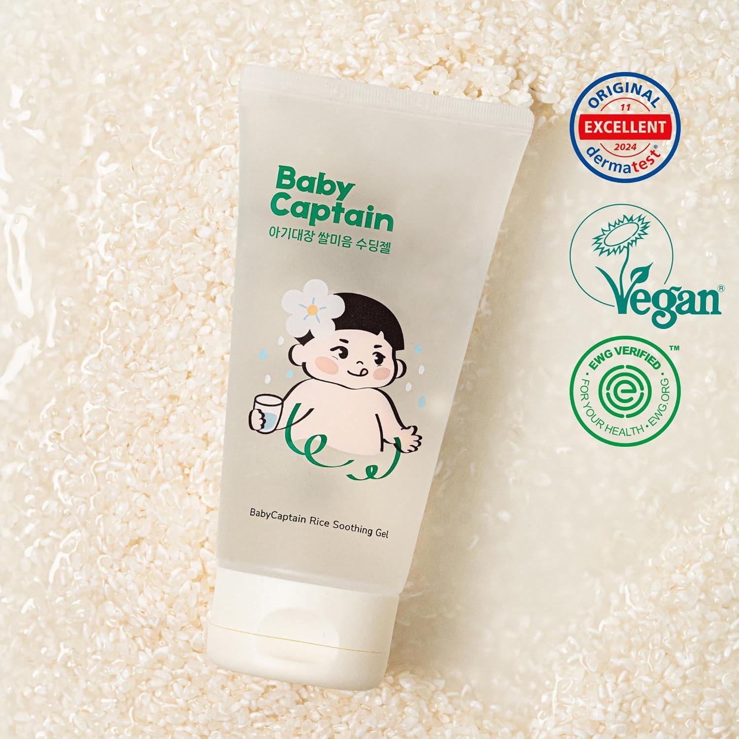 Gel Hidratante para Bebés BabyCaptain 143g - Cuidado Vegano