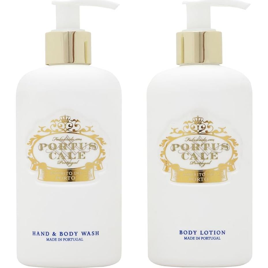 Loción Corporal Portus Cale Oro y Azul 300ml - Pimienta Rosa y Jazmín