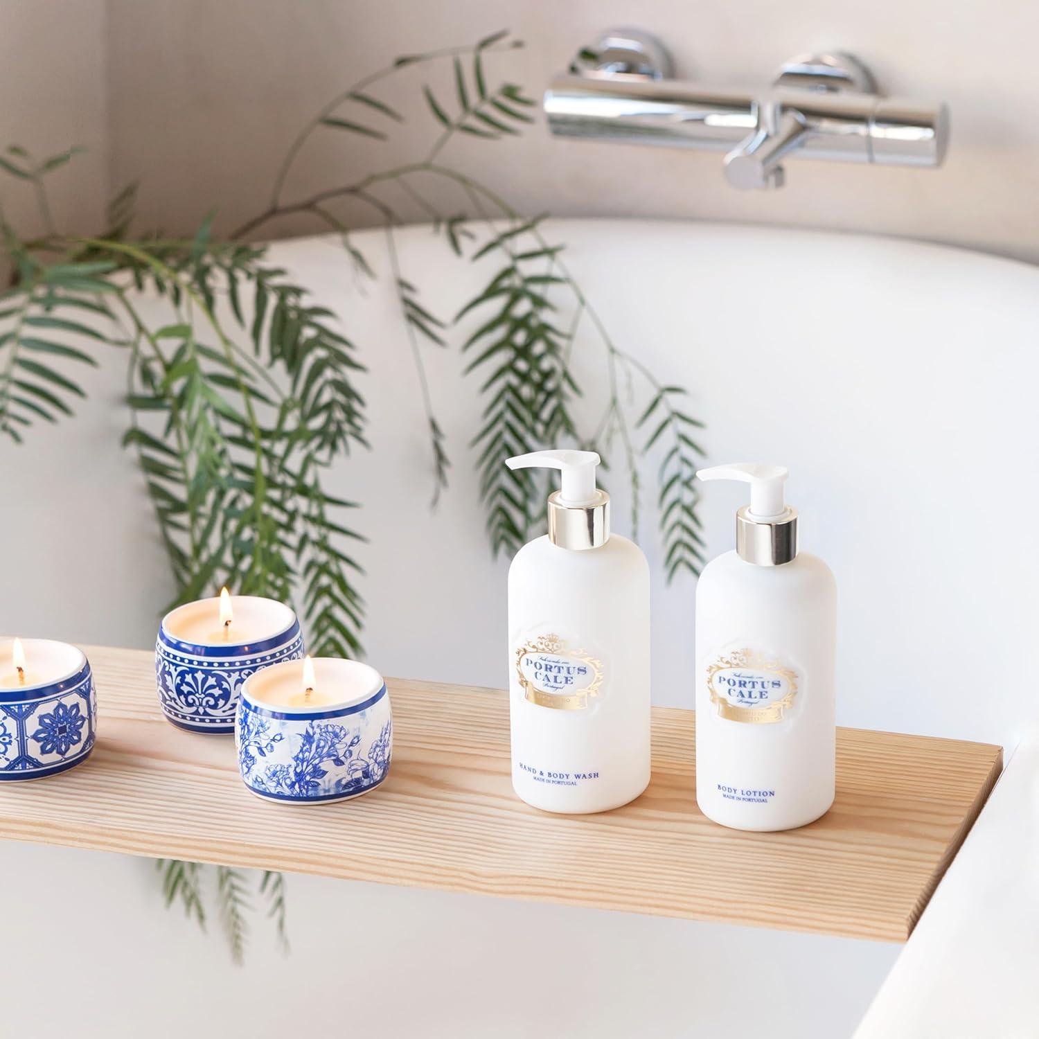 Loción Corporal Portus Cale Oro y Azul 300ml - Pimienta Rosa y Jazmín