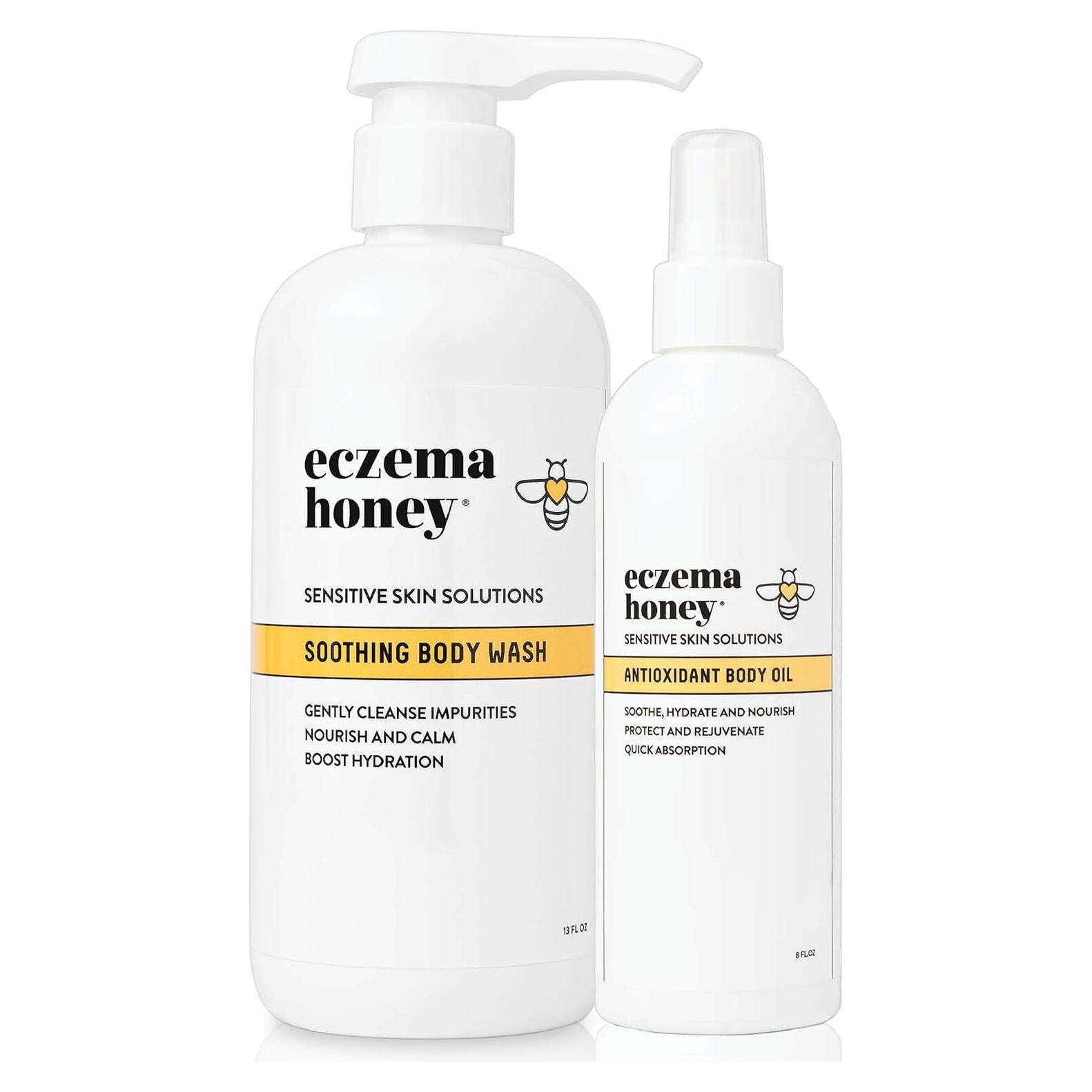 Jabón Corporal Eczema Honey 500ml + Aceite Hidratante 250ml