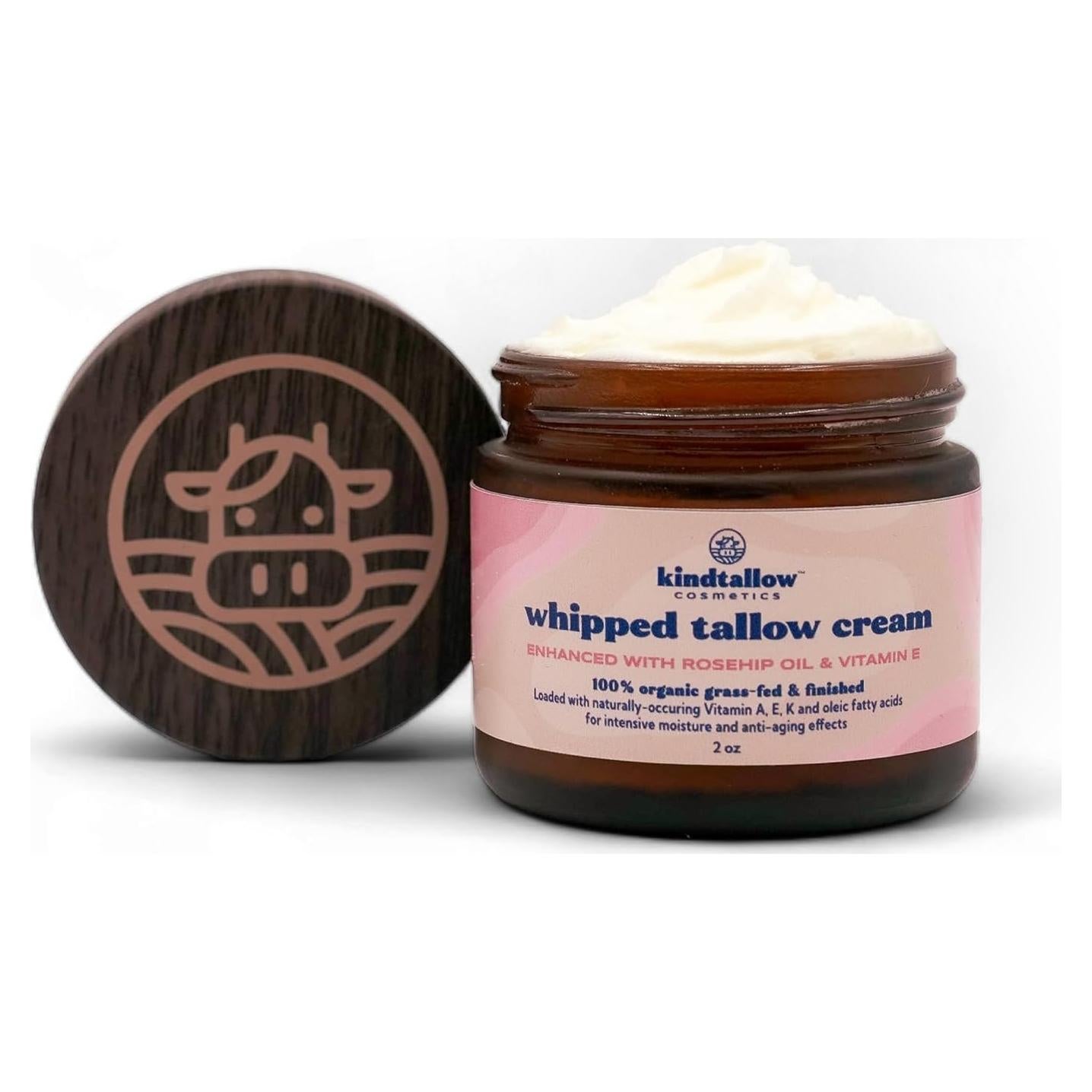 Grasa de Res Orgánica KindTallow 265 g - Hidratante Facial y Corporal